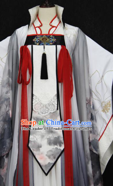 Chinese Ancient Palace Lady Hanfu Han Dynasty Imperial Concubine Queen Embroidered Historical Costumes for Women