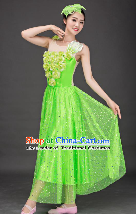 Traditional Chinese Fan Dance Folk Dance Costume Classical Yangko Dance Modern Dance Dress Halloween Clothing