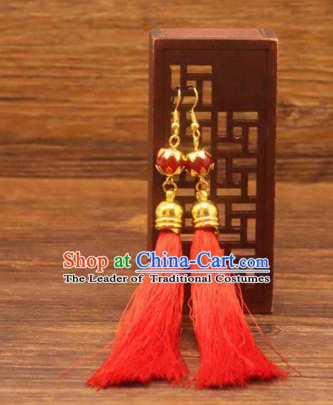 Traditional Chinese Jewelry Accessories Ancient Hanfu Earrings for Women