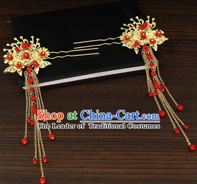 Chinese Ancient Style Hair Jewelry Accessories Cosplay Hairpins Headwear Headdress for Women