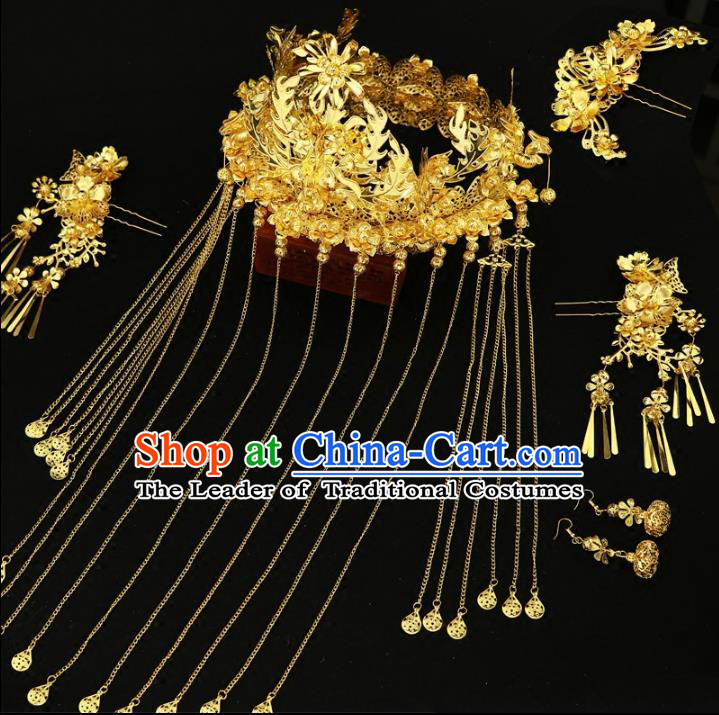 Chinese Ancient Style Hair Jewelry Accessories Cosplay Hairpins Headwear Headdress for Women