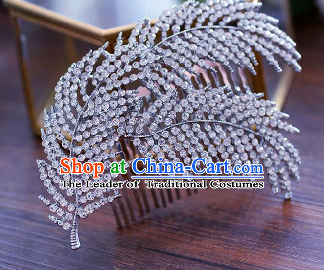 Handmade Wedding Hair Accessories Crystal Hair Comb for Women
