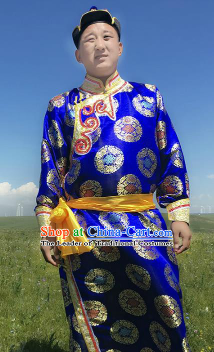 Traditional Chinese Mongol Nationality Dancing Costume Mongols Female Folk Dance Headwear Mongolian Minority Embroidery Costume