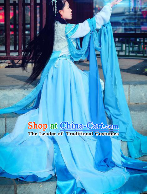 Chinese Ancient Swordsman Hanfu Han Dynasty Imperial Concubine Queen Embroidered Historical Costumes