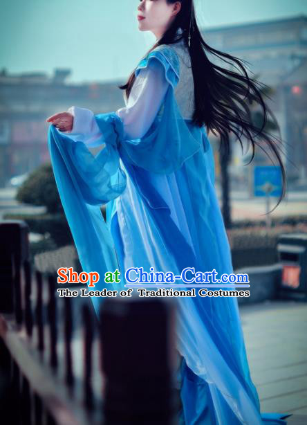 Chinese Ancient Swordsman Hanfu Han Dynasty Imperial Concubine Queen Embroidered Historical Costumes