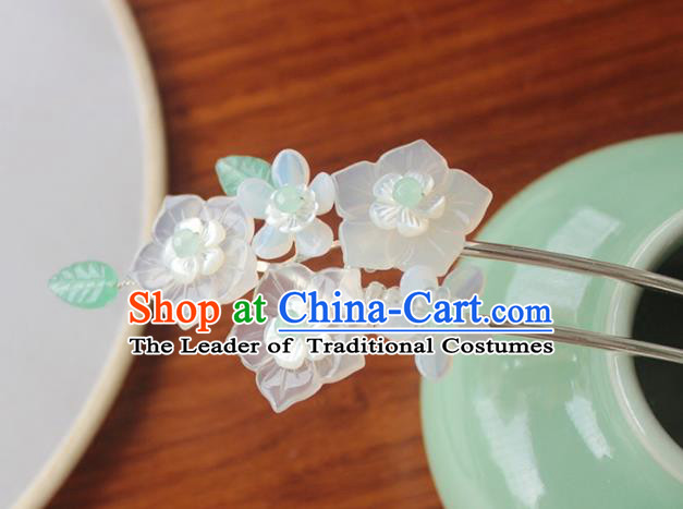 Chinese Ancient Handmade Oriental Cherry Hair Clip Hair Accessories Hanfu Hairpins for Women