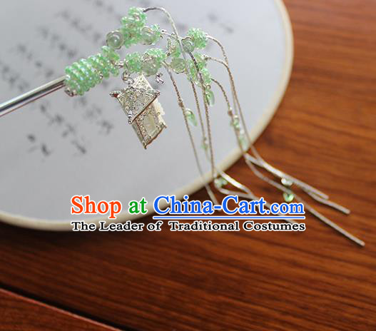 Chinese Ancient Handmade Palace Hair Clip Hair Accessories Hanfu Tassel Hairpins for Women