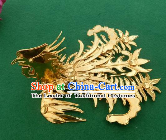 Traditional Chinese Miao Nationality Phoenix Hair Stick Hairpins Hair Accessories for Women