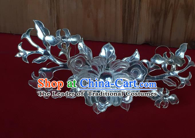 Chinese Traditional Ancient Bride Hair Crown Hanfu Hairpins Hair Accessories for Women