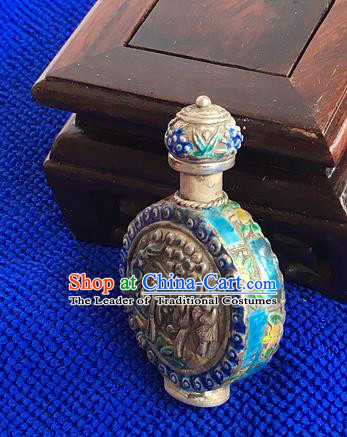 Traditional Chinese Miao Nationality Hair Accessories Hmong Female Folk Dance Hairpins Bracelet Sliver Necklace Headwear for Women