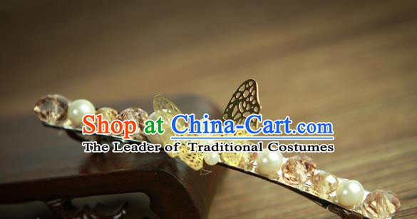 Chinese Traditional Hair Accessories Ancient Hanfu Butterfly Hair Claw Hairpin for Women