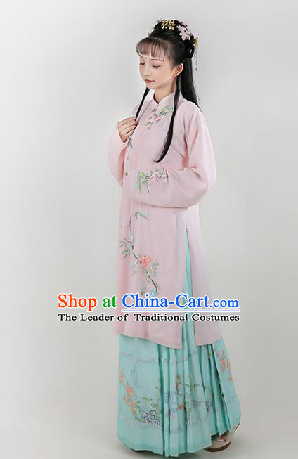 Chinese Ancient Palace Lady Hanfu Han Dynasty Imperial Concubine Queen Embroidered Historical Costumes