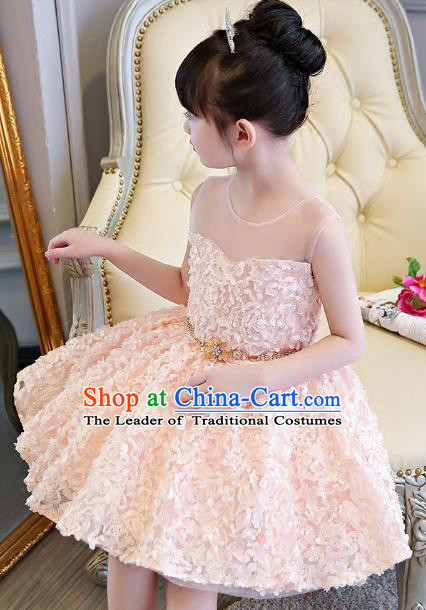 Top Grade Stage Performance Catwalks Costumes Children Halloween Cosplay Princess Full Dress Chorus Modern Fancywork Clothing