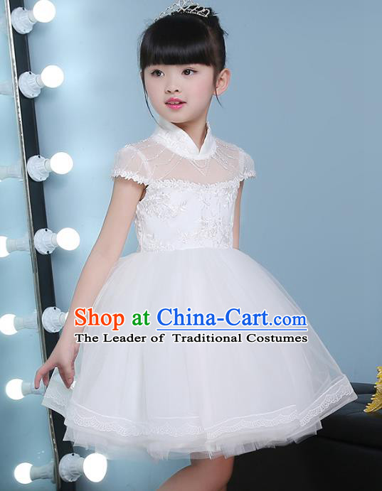 Top Grade Stage Performance Catwalks Costumes Children Halloween Cosplay Princess Full Dress Chorus Modern Fancywork Clothing