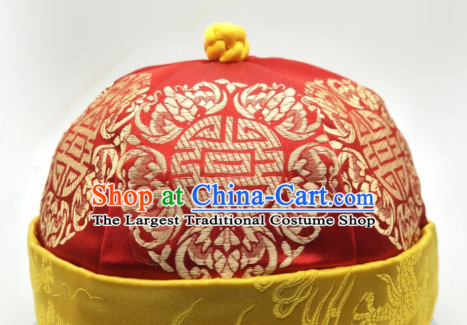 Chinese Classical Handmade Wedding Hat for Men