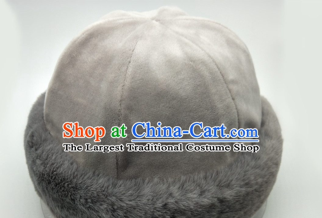 Chinese Classical Handmade Fur Hat Winter Hat for Men
