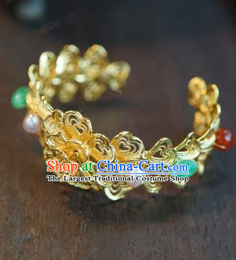 Chinese Handmade Bracelet Ancient Bride Bangle Jewelry Accessories for Women