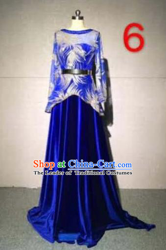 Top Grade Catwalks Customized Costume Model Show Princess Full Dress for Women