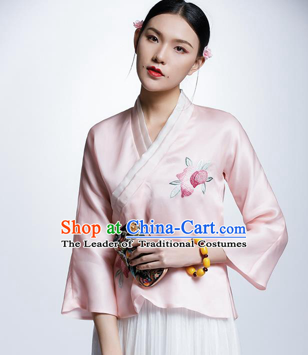 Traditional Ancient Chinese Young Women Cheongsam Dress Republic of China Tangsuit Stand Collar Blouse Dress Tang Suit Clothing