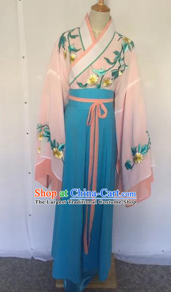 Chinese Ancient Peking Opera Actress Embroidered Dress Traditional Beijing Opera Diva Costumes for Adults