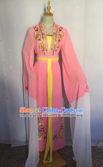 Chinese Peking Opera Princess Fairy Pink Dress Traditional Beijing Opera Diva Costume for Adults