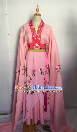 Chinese Peking Opera Fairy Pink Dress Traditional Beijing Opera Diva Costume for Adults
