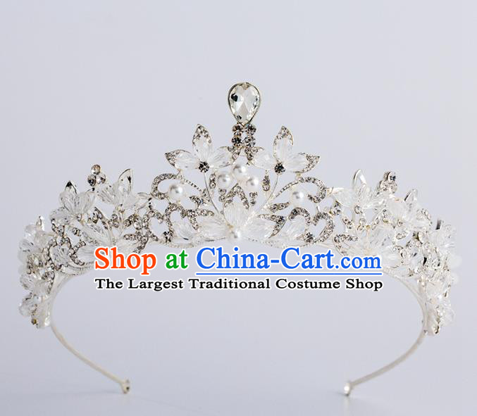 Top Grade Wedding Hair Accessories Bride Crystal Royal Crown Headwear for Women