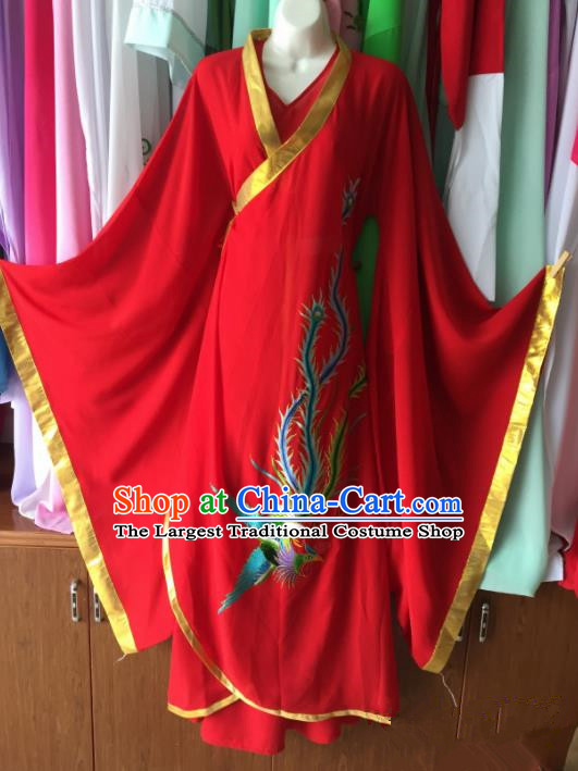 Chinese Ancient Fairy Red Hanfu Dress Traditional Beijing Opera Actress Costume for Adults