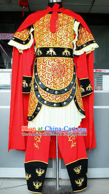 Chinese Beijing Opera Takefu Armor Traditional Peking Opera General Costume for Adults