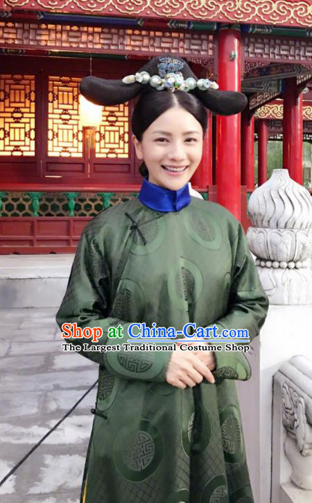 Ruyi Royal Love in the Palace Chinese Ancient Imperial Consort Costume and Headpiece Complete Set