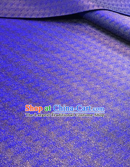 Asian Chinese Traditional Blue Brocade Fabric Silk Fabric Chinese Fabric Material
