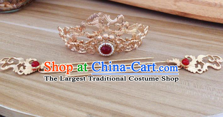 Chinese Ancient Handmade Hairpins Hair Accessories Hair Crown Complete Set for Women