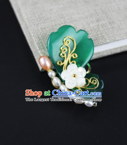 Top Grade Chinese Handmade Jewelry Accessories Hanfu Butterfly Pearls Brooch for Women