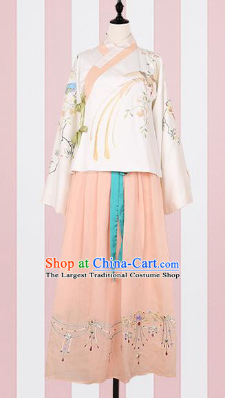 Chinese Ancient Costumes Traditional Ming Dynasty Princess Hanfu Dress for Women