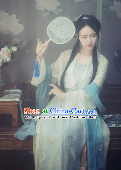 Chinese Ancient Nobility Lady Costumes Traditional Song Dynasty Princess Hanfu Dress for Women