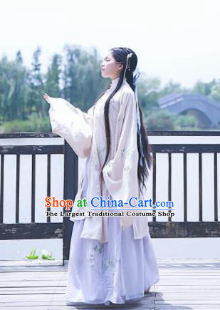 Chinese Ancient Nobility Lady Embroidered Dress Ming Dynasty Costumes Complete Set for Rich Women