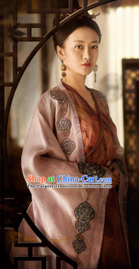 Ancient Chinese Tang Dynasty Palace Hanfu Dress The Rise of Phoenixes Imperial Consort Costume for Women