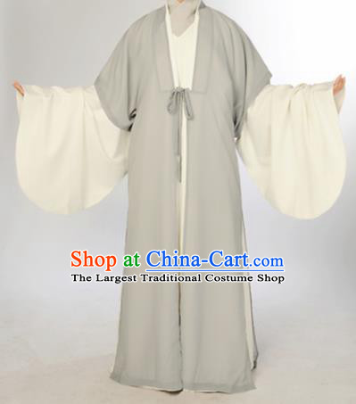 Chinese Traditional Zhou Dynasty Scholar Costumes Ancient Minister Robe for Men