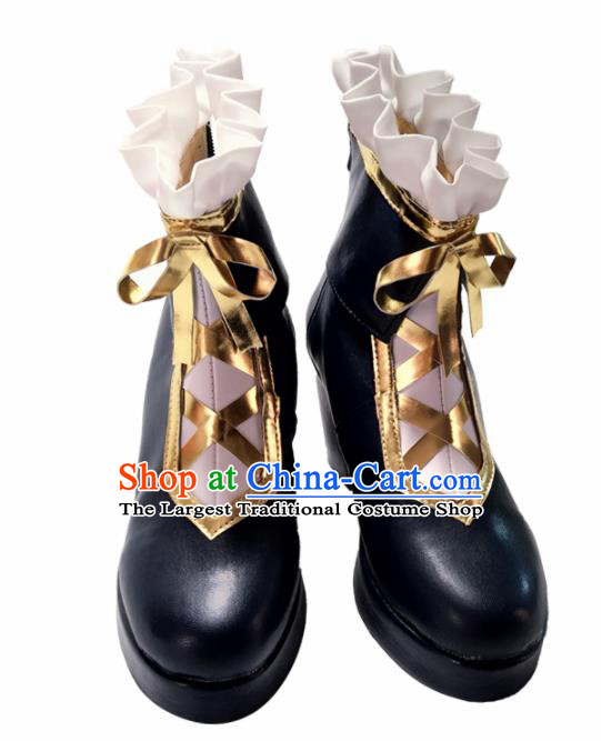 Asian Chinese Cosplay Princess Shoes Cartoon Fairy High-heeled Shoes for Women