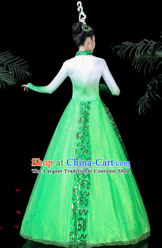 Traditional Chinese Fan Dance Folk Dance Costume Classical Yangko Dance Classical Dance Dress