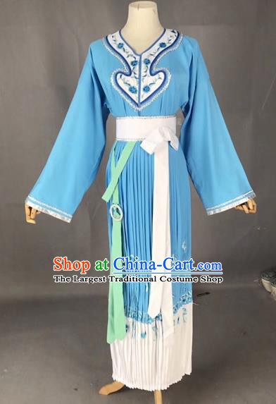 Chinese Traditional Beijing Opera Maidservants Clothing Peking Opera Diva Costumes for Adults