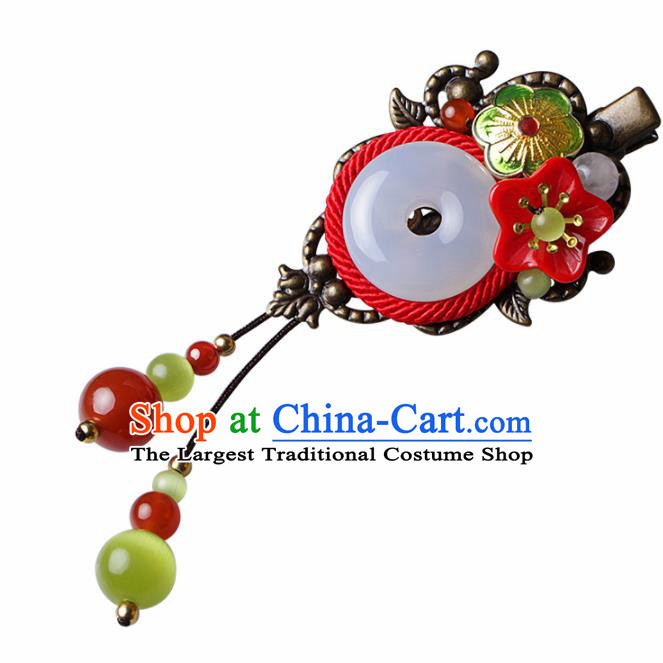 Chinese Traditional Hair Accessories National Hanfu Cloisonne Hair Stick for Women