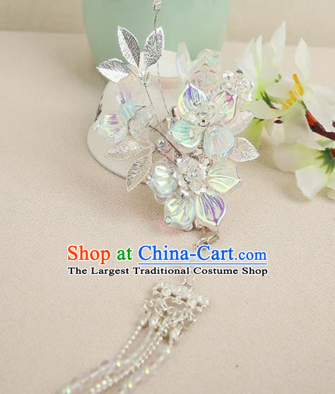 Chinese Ancient Traditional Hanfu Tassel Hair Stick Handmade Classical Hair Accessories for Women