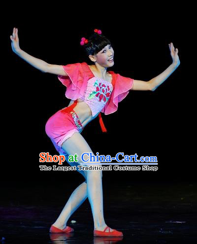 Chinese Traditional Folk Dance Group Dance Costumes Stage Performance Clothing for Women