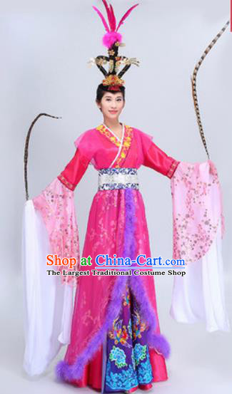 Chinese Traditional Classical Dance Costumes Han Dynasty Imperial Concubine Diau Charn Dance Dress for Women