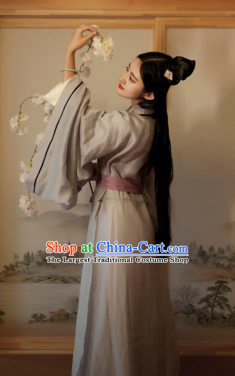 Traditional Chinese Han Dynasty Historical Costumes Ancient Aristocratic Lady Peri Hanfu Dress for Women