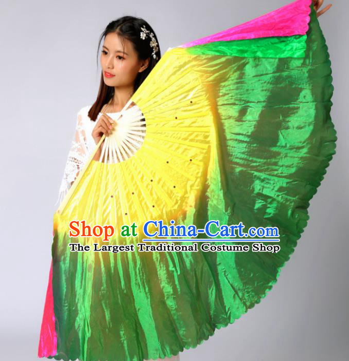 Chinese Traditional Folk Dance Props Classical Dance Fans Silk Fans