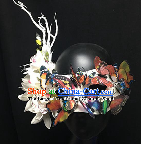 Top Halloween Accessories Brazilian Carnival Catwalks Blindfold Butterfly Masks for Women