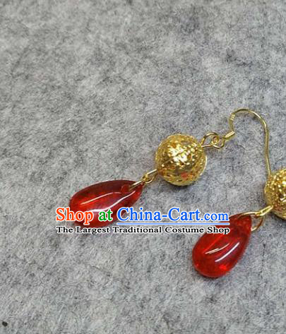 Chinese Traditional Palace Hanfu Earrings Ancient Princess Ear Accessories for Women