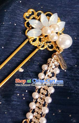 Chinese Ancient Song Dynasty Princess Tassel Hairpins Traditional Hanfu Court Hair Accessories for Women